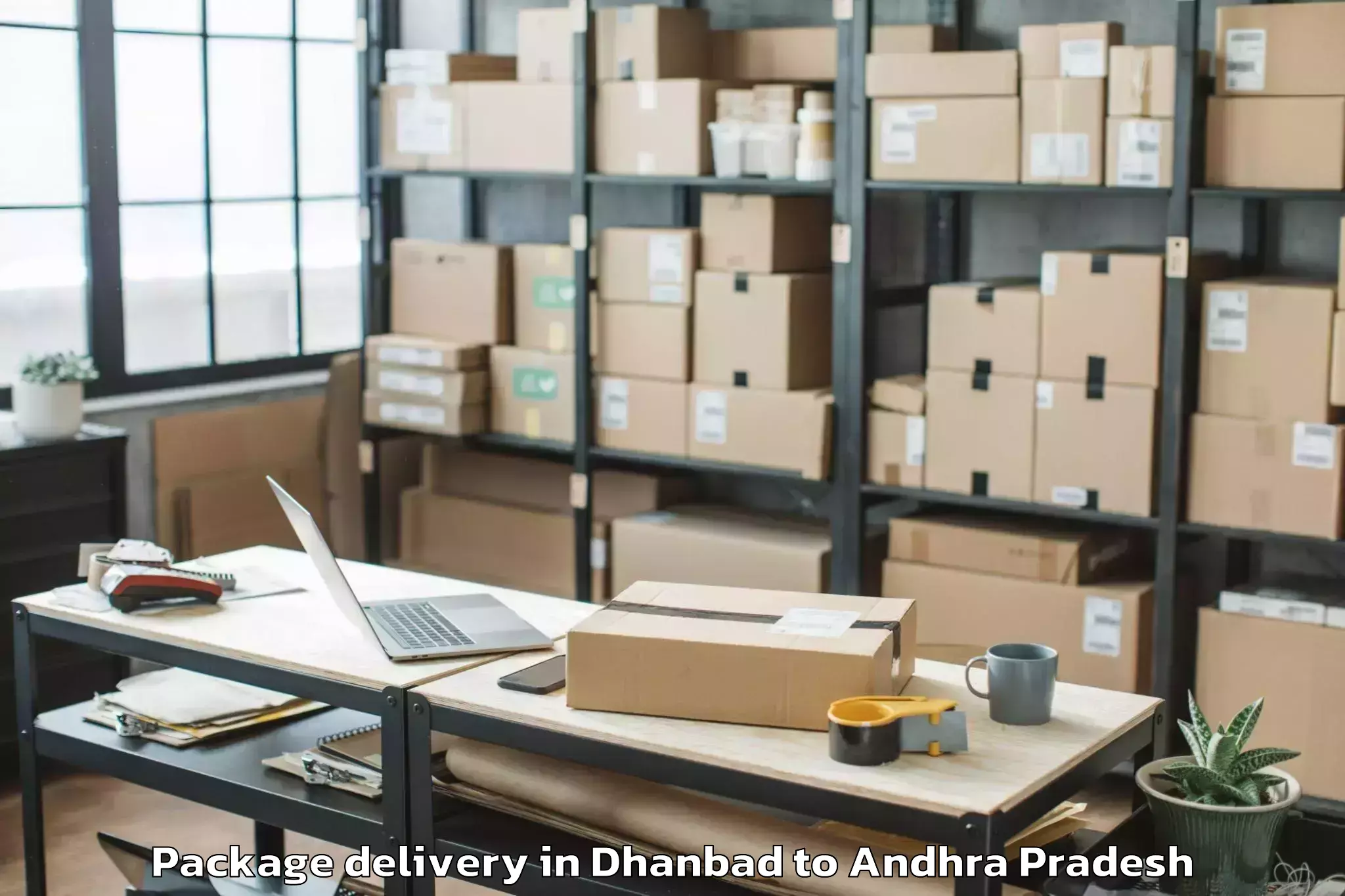 Book Dhanbad to Nuzendla Package Delivery